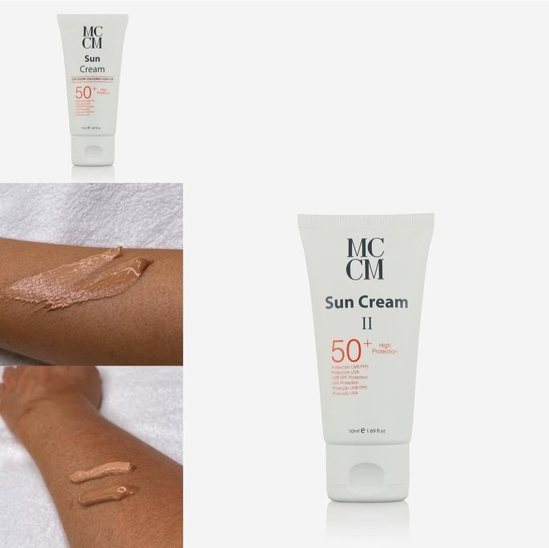 MCCM Sun Cream Coloured 50+ Tan (mørkeste fargen)